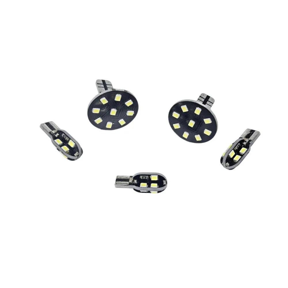July King Car Reading Lights Compatible with Toyota Camry 7th Aurion 2012 2013 2014, 5 pcs 6000K LED Indoor Dome Map Light