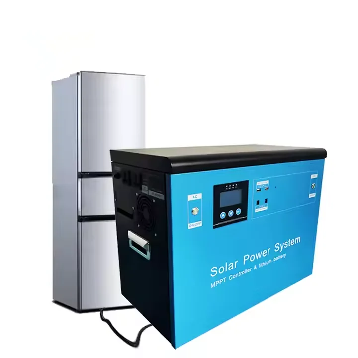 All-In-One Portable 500W/1500W/2000W/3000W Solar Power Backup System MPPT Controller Lithium Ion Home Energy Storage Solution