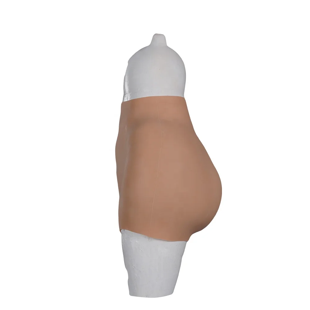 Mulher falso sexy fausse fesses hip estofamento calcinha de silicone feminino bum barriga calças cintura alta buttuock acolchoado hip calças