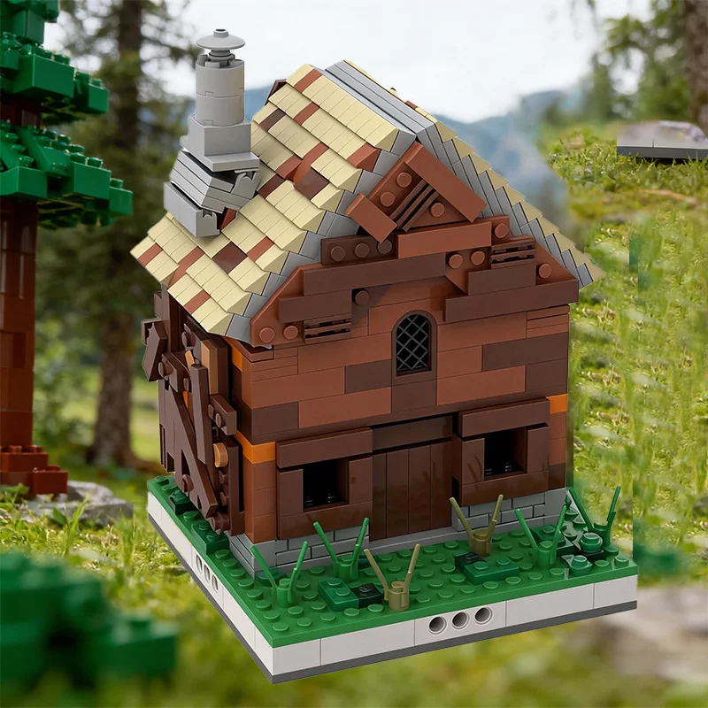 810 Piezas de Bloques de Construcción Modulares para Ingeniería Urbana, Casa de Campo para una Aldea Modular, Tecnología de Bloques de Construcción Personalizables, Juguete de Ensamblaje DIY, Regalo