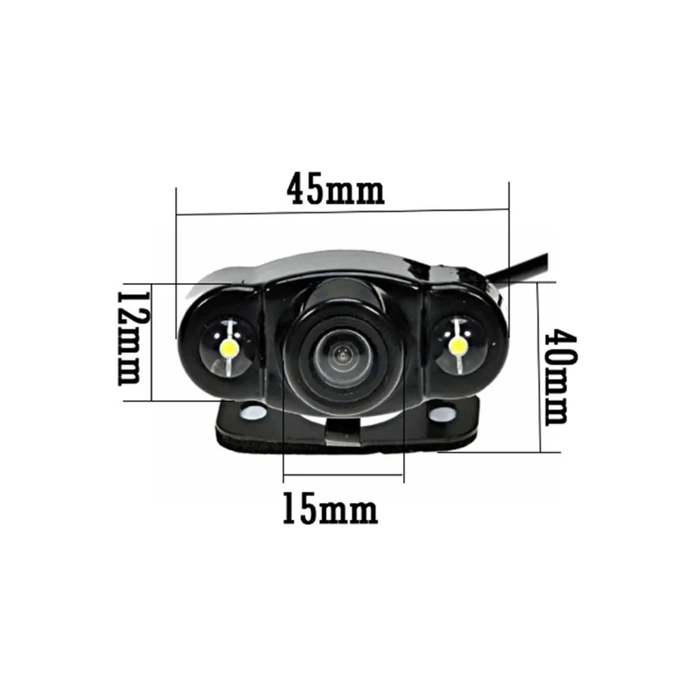 Frog Eye Shaped Car Reverse Camera 170 Degree Wide Angle Lens Waterproof Body 500TVL Resolution For night Vision Enabled