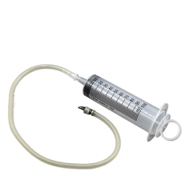 Disc Brake Oil Exhaust Tool Electric Motorcycle Air Extractor Plus Vent Pipe Upper And Lower Pump Vacuum Syringe One image 6