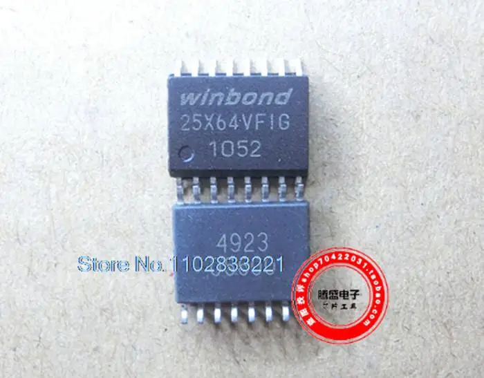 

(5PCS/LOT) W25X64VFIG 25X64VF1G 25X64VFIG SOP16 8M spi