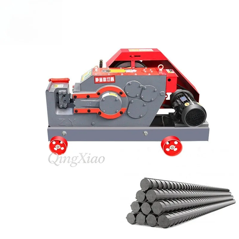 GQ40 Heavy Duty Rebar Cutter Double Control Clutch Fast Cut Machine  Round Thread Steel Angle Iron Construction Processing Tool