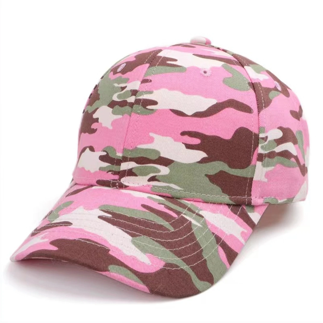 A new men and women\'s camouflage printed baseball cap, fashion and leisure outdoor activities group built, adjustable sun visor