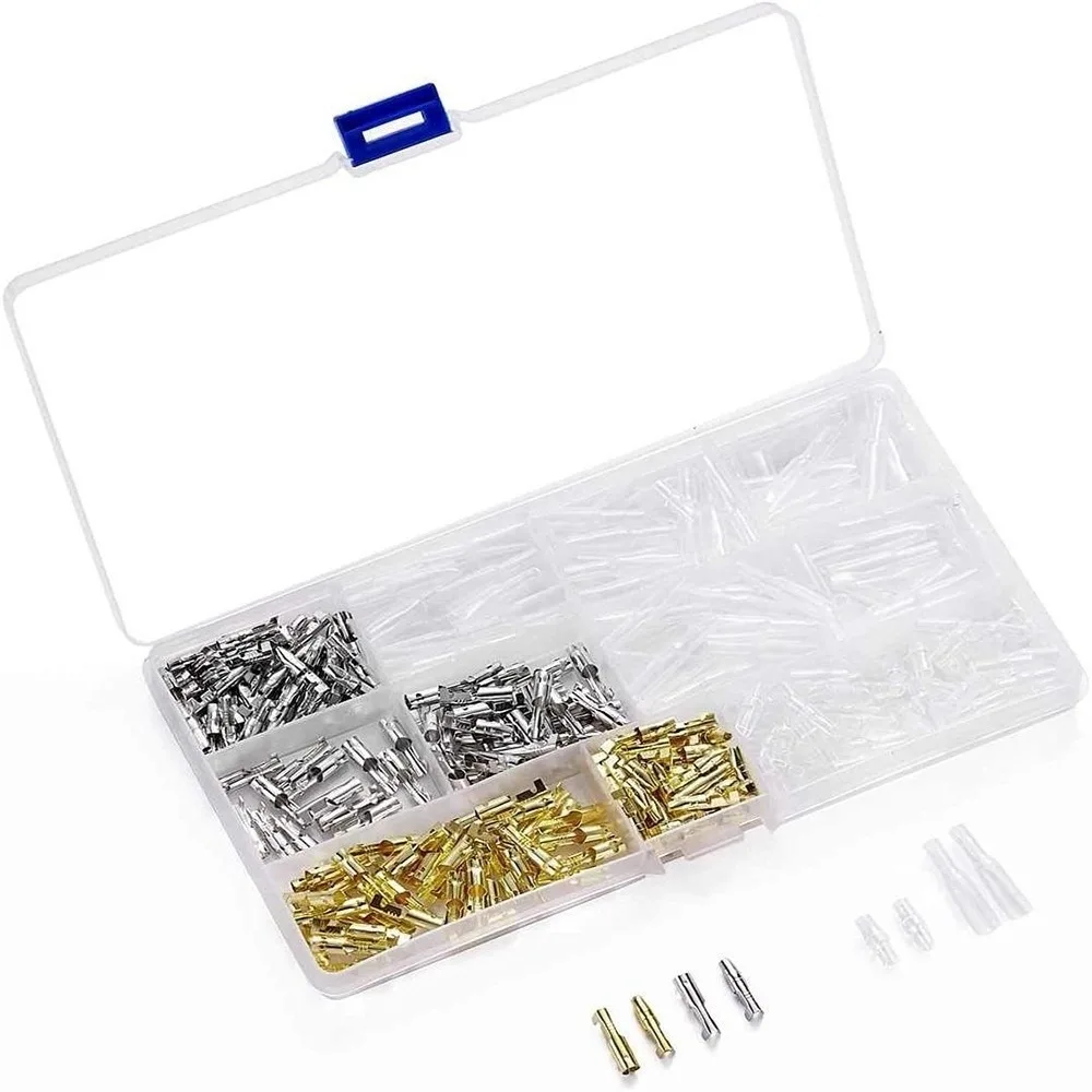 Tinplate Wire Terminal Bare Nose Lugs Round Lug Cold Pressure Terminal Set Terminal Connector Copper Crimp Terminals