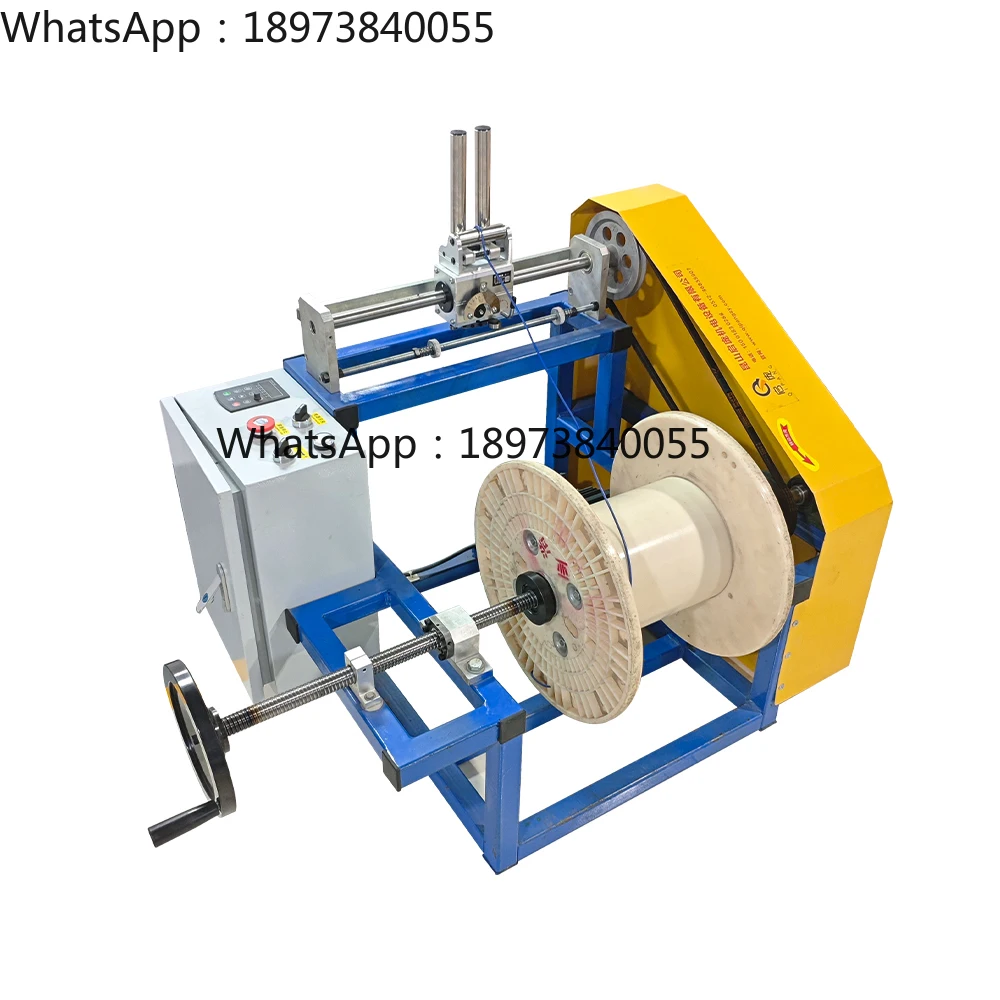 

QIPANG QP500 Aluminium Wire Copper Winding Machine 0.1-30MM Steel Rope Rewinder Machine Cable Take up Winder Machine