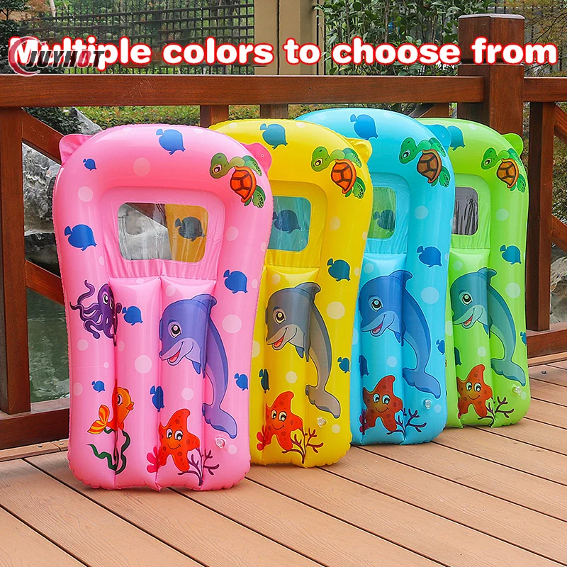 Asiento flotante de piscina inflable para niños, tablas de surf hinchables para agua y surf