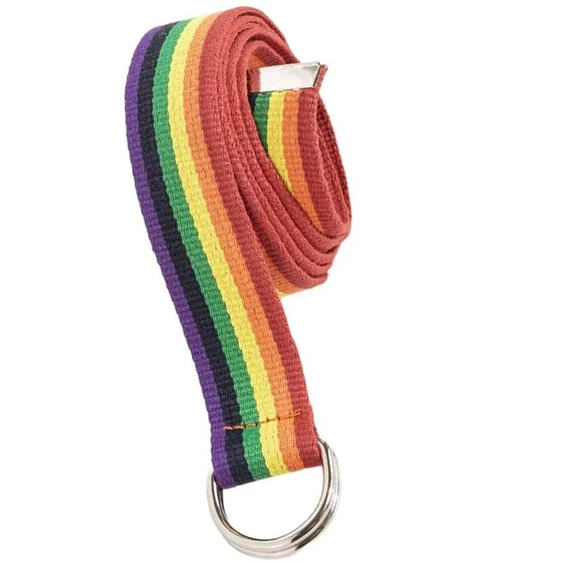Q39C LGBTQ+ Weistchain المنسوجة قوس قزح سلسلة قوس قزح منسوج للحفلة/النادي/الشاطئ