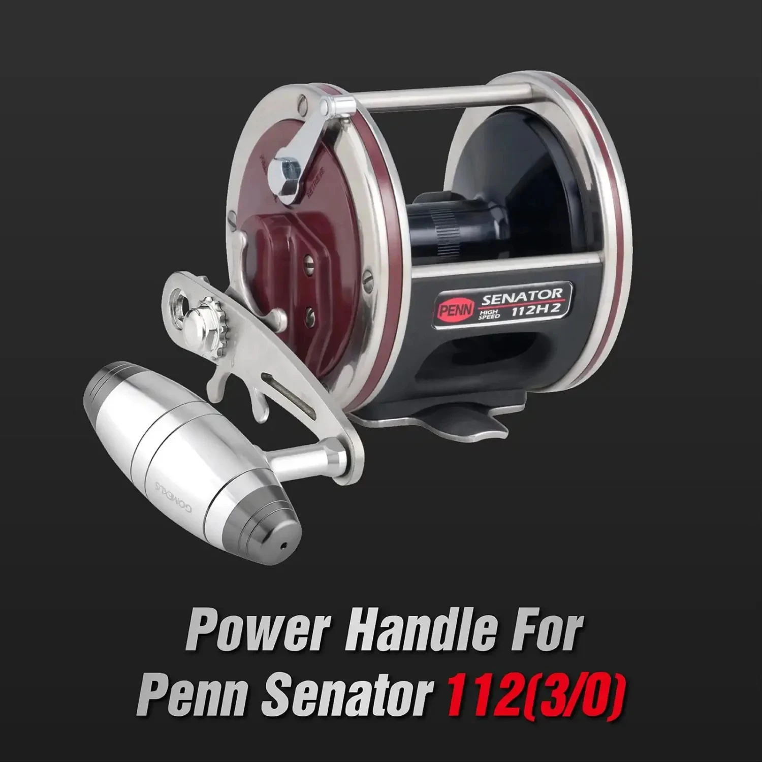 Gomexus Power Handle SS92 für Penn Senator 112H 113H 114H 115H Rollen-Griffhebel – Detail 9