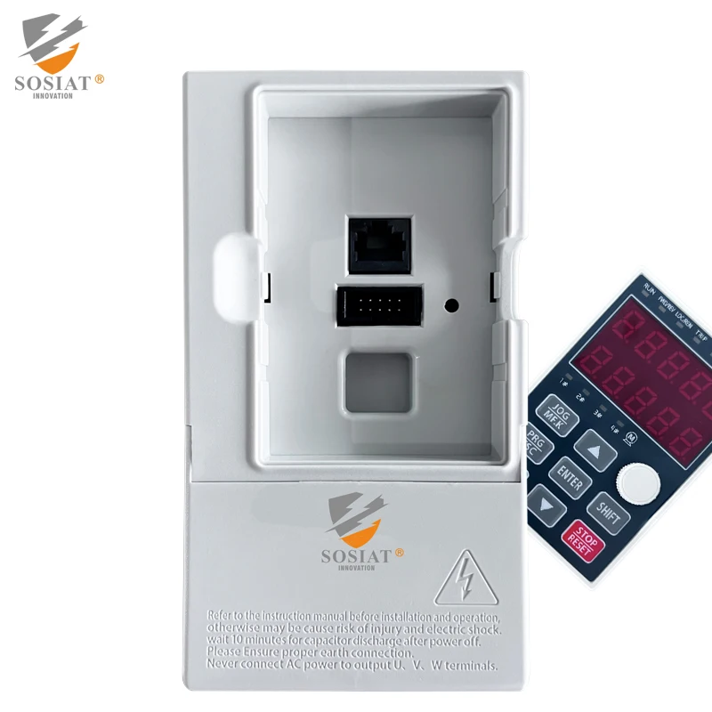AC VFD Drive 380V Nominal Voltage Frequencies Converter Motors Compressors Rated 0.75kw