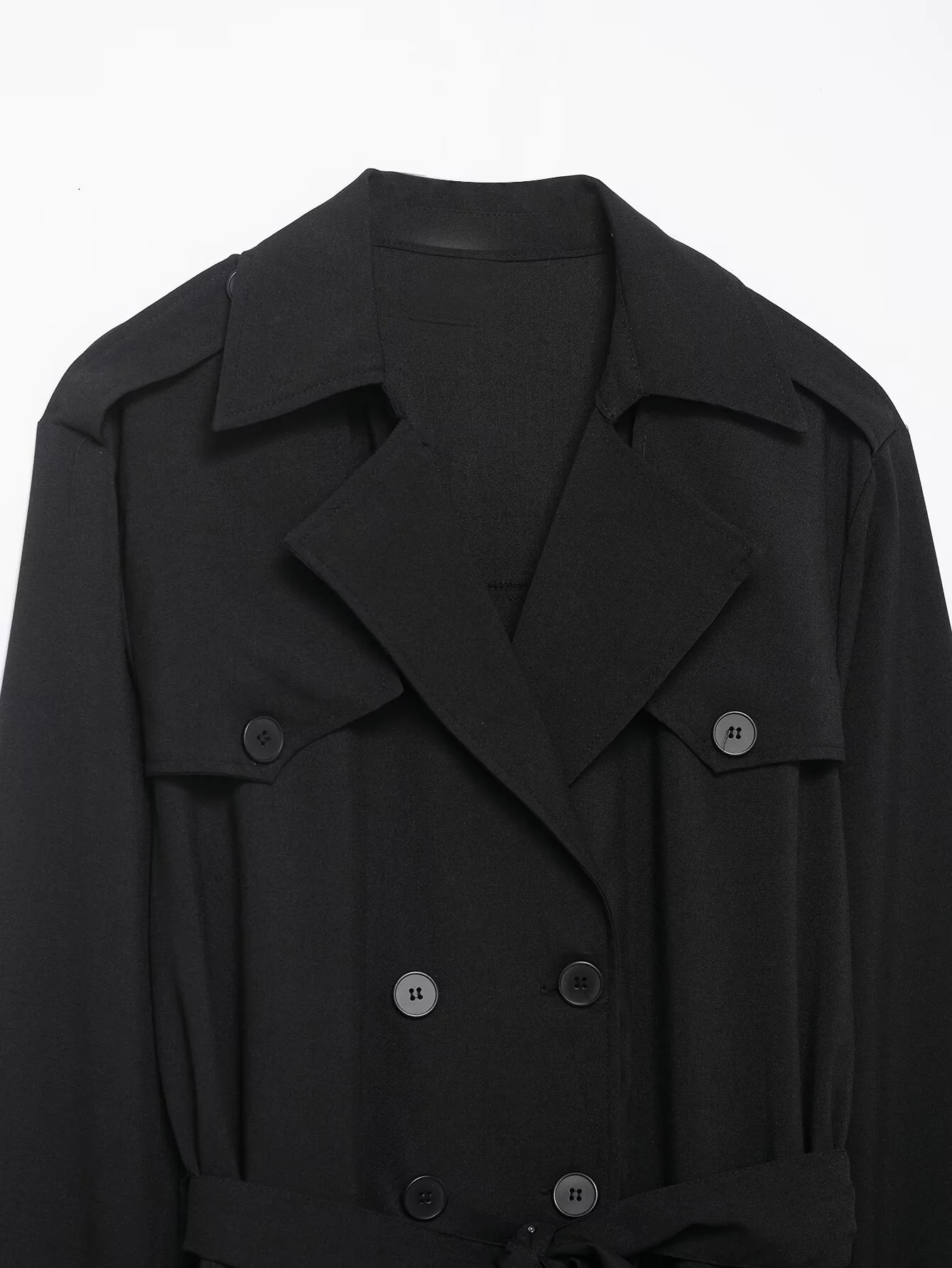 2025 Winter New Women's Casual Fashionable Temperament Simple Loose Slimming High-End Trench Coat Style Long Dress