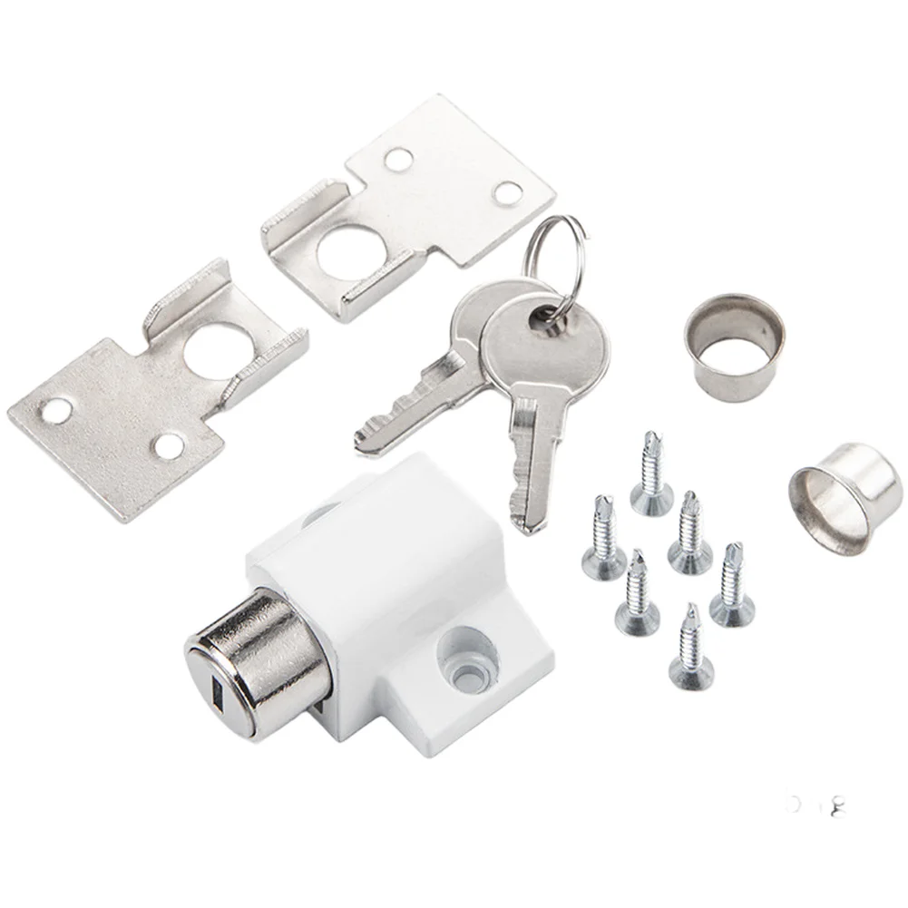 Mechanically Operated Sliding Window Lock Made of Aluminum Alloy to Support Ventilation While Maintaining Safety