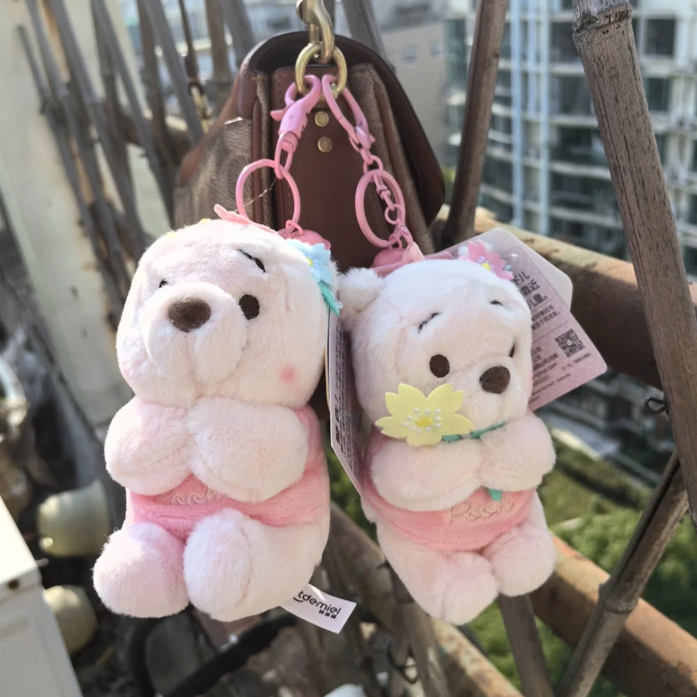 Disney perfumed Winnie brelok z misiem pluszowa plecak na zabawki dekoracja z wisiorków zabawka dla dzieci miękkie i wygodne wypchana lalka