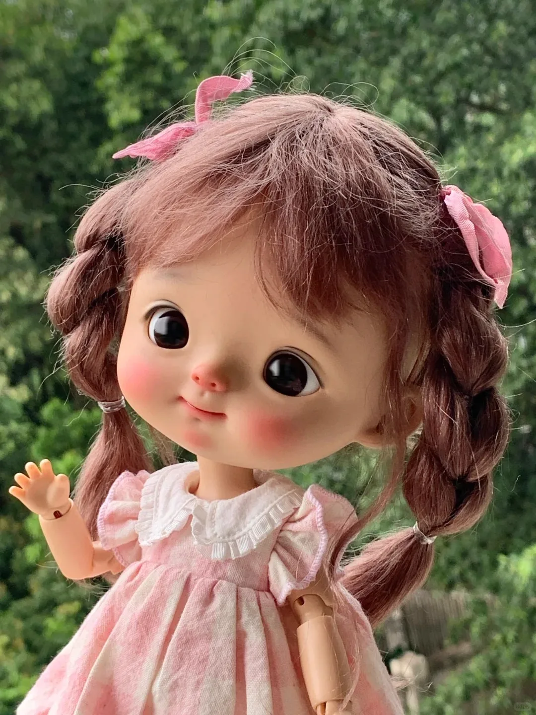 New BJD Doll 1/6-meng Girl Large Head Series Doll Resin Material DIY Makeup to Multiple Free Shipping from Stock