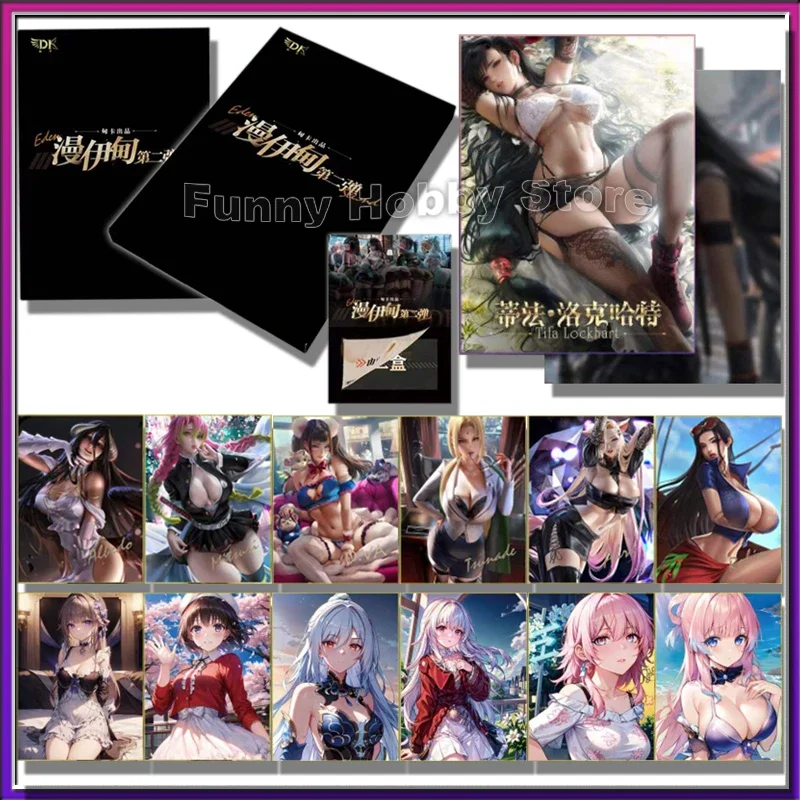 

Goddess Story ACG Sexy Girl Card Anime Tifa Hancock Athena Nezuko Uniform Black Silk Nude Waifu Cards Advanced Visual Feast