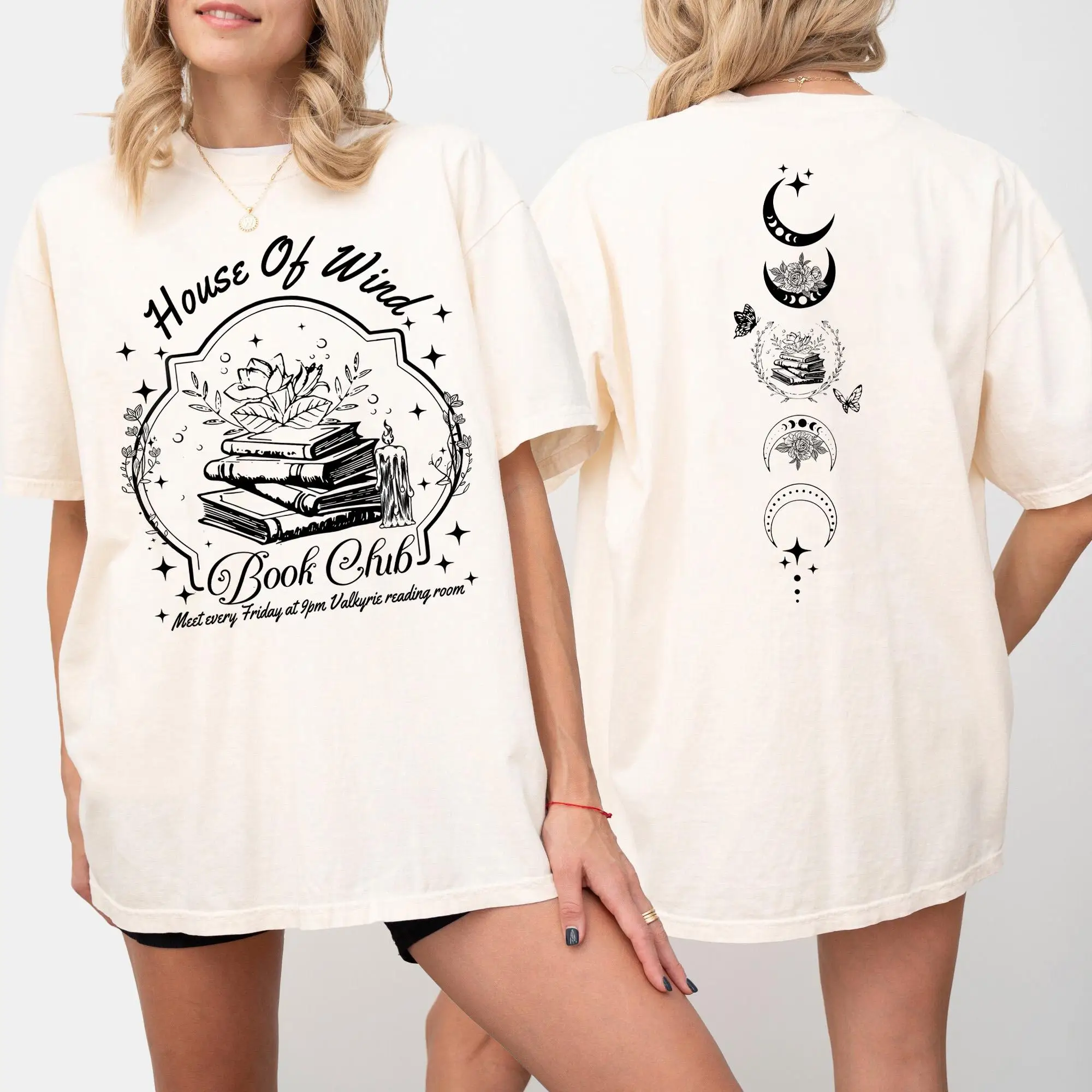 House of Wind Book Club Shirt, Acotar Comfort Tee Shirt, The Night Court Tee, Bookish Gift T-shirt