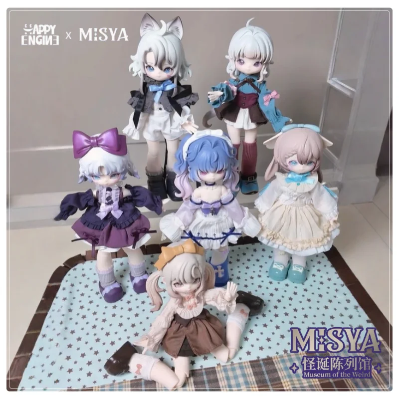 

Happy Engine Misya Museum Of The Weird 1/8 Bjd Ball-Jointed Doll Blind Box Articulated Action Figure Collectible Trendy Toy Gift