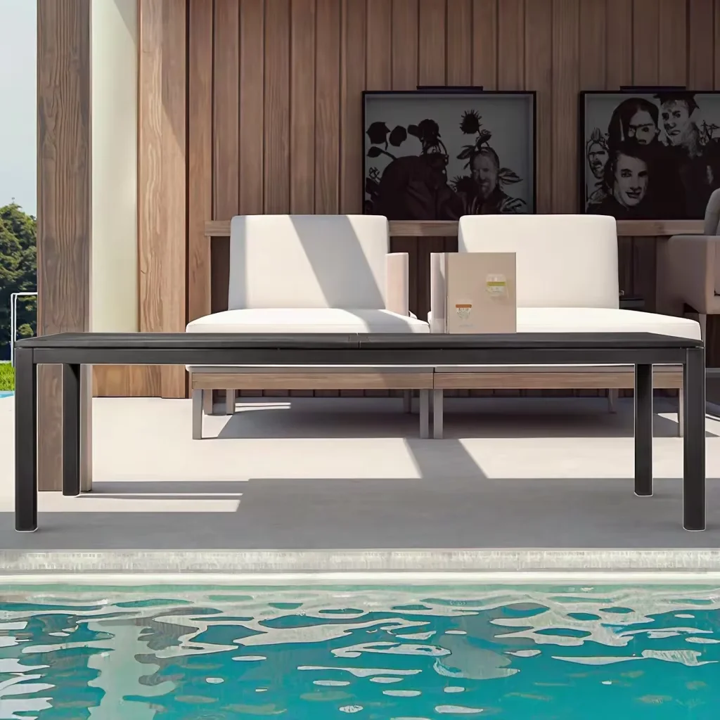 

# Outdoor Furniture Aluminum Frame Classic Design Metal Dining Set