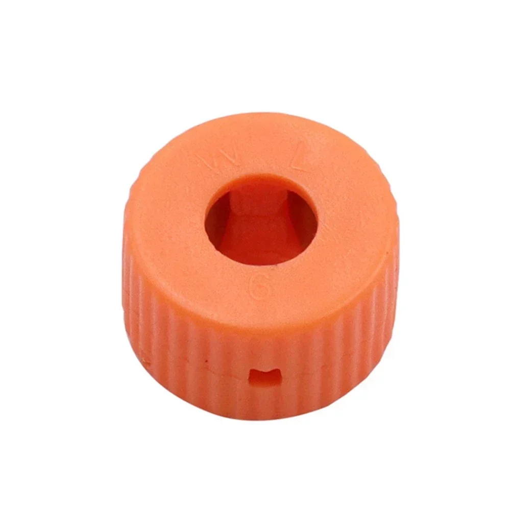 5Pcs 7mm Orange Mini Round Magnetic Ring Pick Up Tool Plastic Magnetizer Ring For Screwdriver Bits Hand Tool Sets