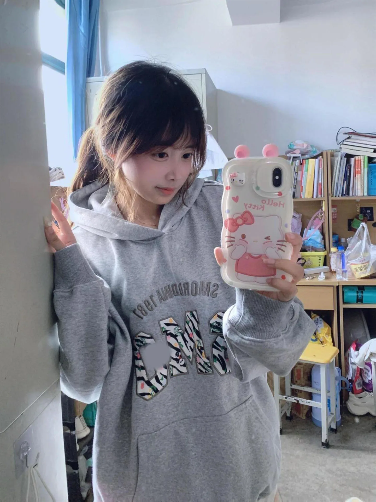 

Faionable американская ретро лоскутная толстовка с буквенным принтом, женская облегающая длинная толстовка све, удобная повседневная толстовка Sle Teana Snow