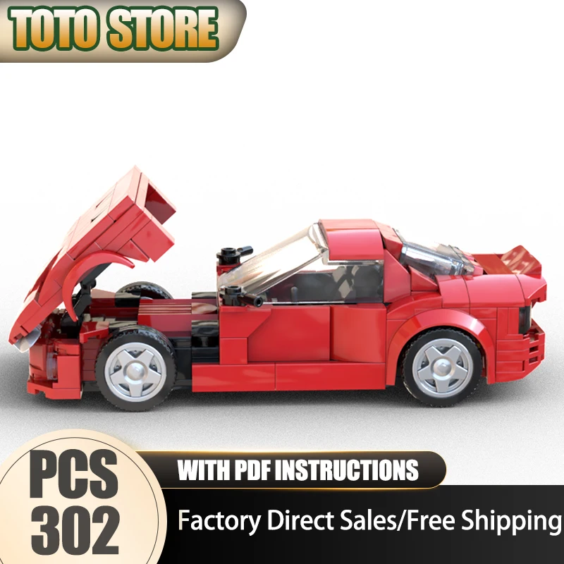 

Модель чемпионов скоростных автомобилей Moc, строительные кирпичи, модель Viper GTS, технология, модульные городские автомобили, блок-игрушка, сделай сам, сборка, Рождество