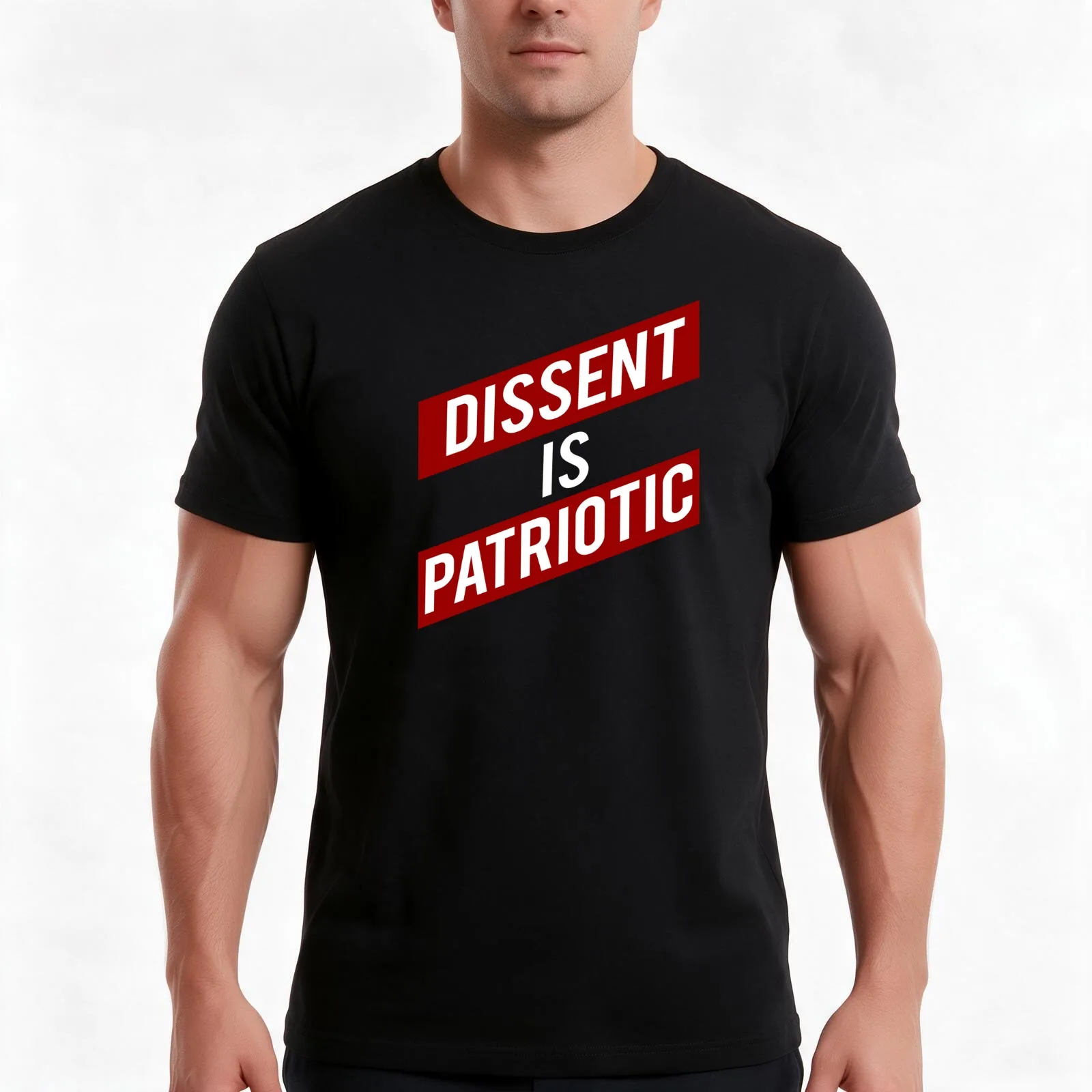 DISSENT IS PATRIOTIC T-Shirt Summer Casual Cotton Tee Oversized Streetwear Tops Vintage Graphic Print Loose Fit Short Sleeve