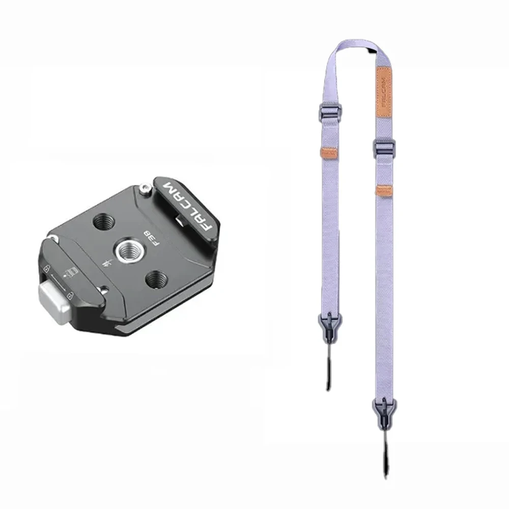 FALCAM F38 Schnellverschluss-Schultergurthalterung mit mehreren Löchern, 1/4-Zoll- und 3/8-Zoll-Halterung, kompatibel mit Arca Swiss Gimbal 4