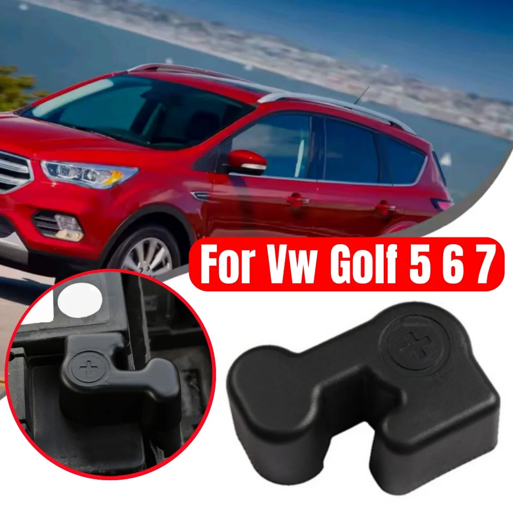 

1 защитная крышка двигателя автомобиля, положительный интерфейс аккумулятора, водонепроницаемая крышка, пылезащитная декоративная крышка, аксессуары для Vw Golf 5 6 7