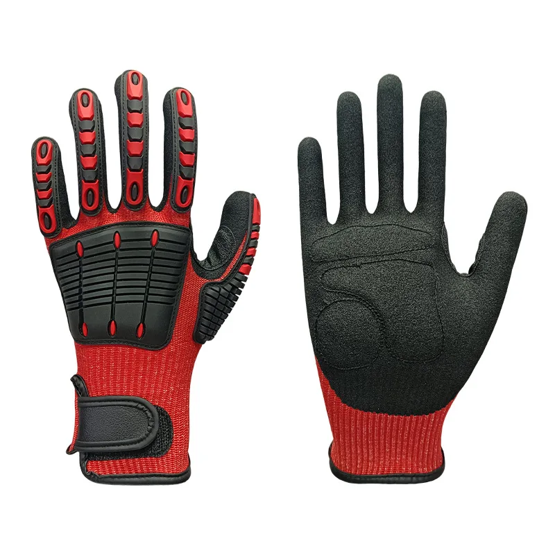 Mechanical TPR Anti Cutting Gloves Anti-vibration Anti-smashing Anti-collision Gloves Outdoor Cycling Rescue Safety Gloves