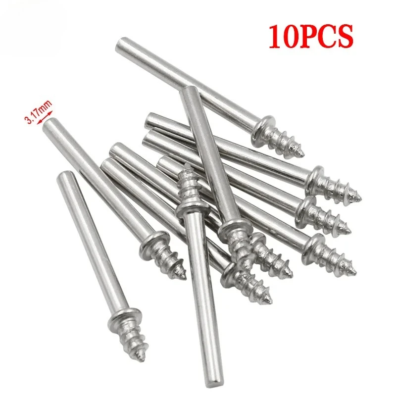 

10pcs Grinding Polishing Accessories 3.17mm Rotary Tool Handle