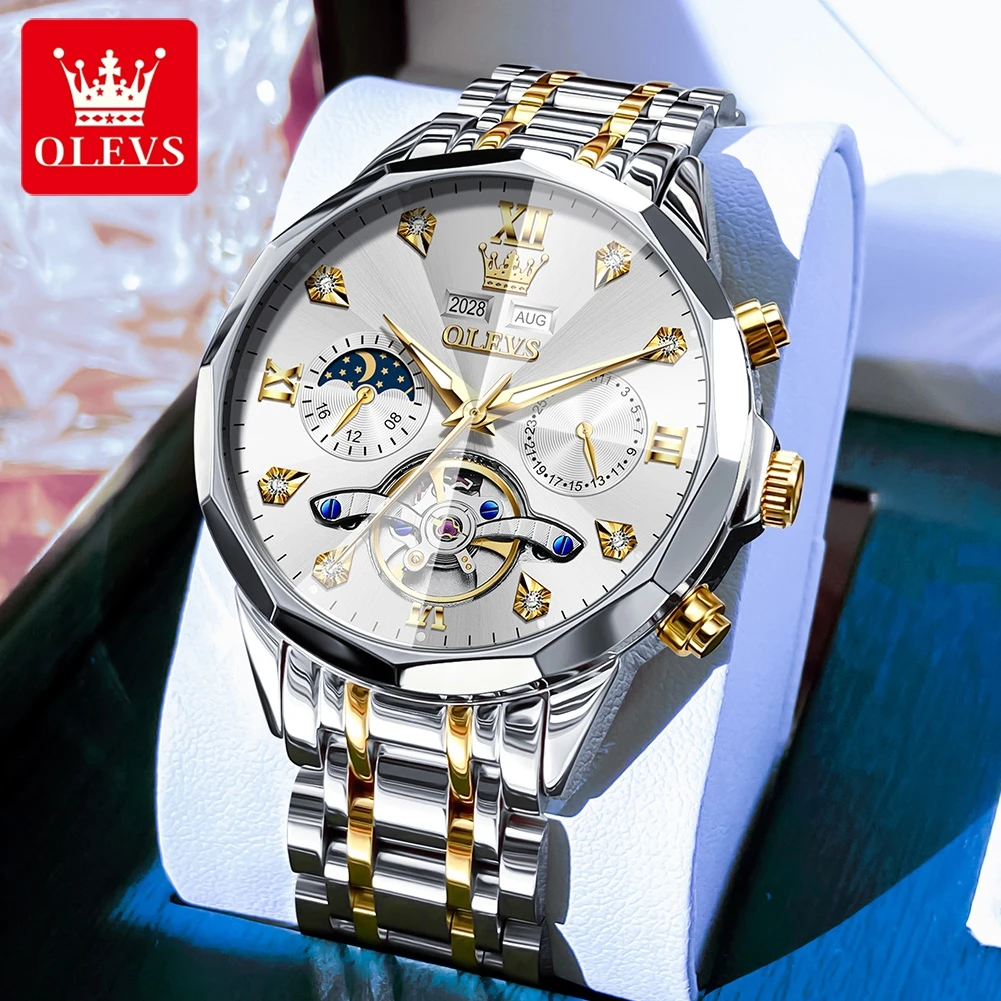 Men's Automatic Mechanical Watch, Stylish Design