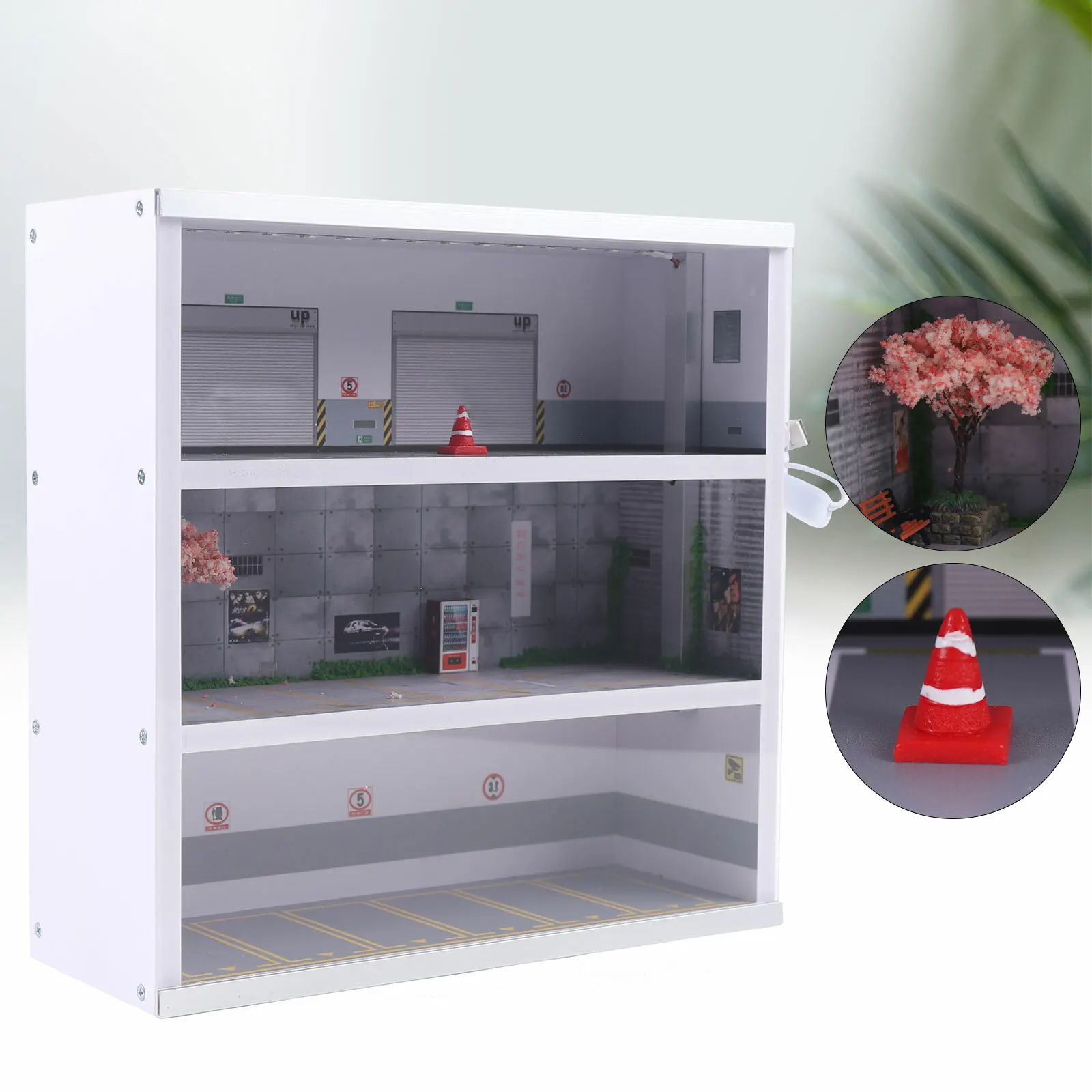 

Витрина для коллекционных предметов и фигурок в тематическом стиле, пылезащитная, прозрачная