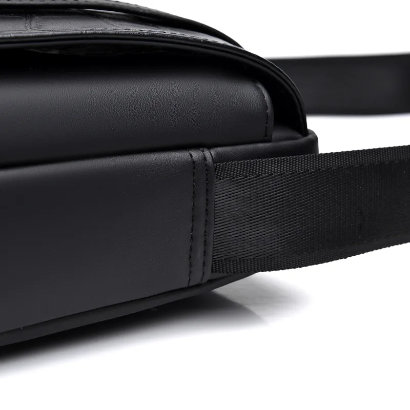 Men's Single Shoulder Business Casual Crossbody Bag Large Capacity Satchel New Fashionable And Convenient Single Shoulder Bag