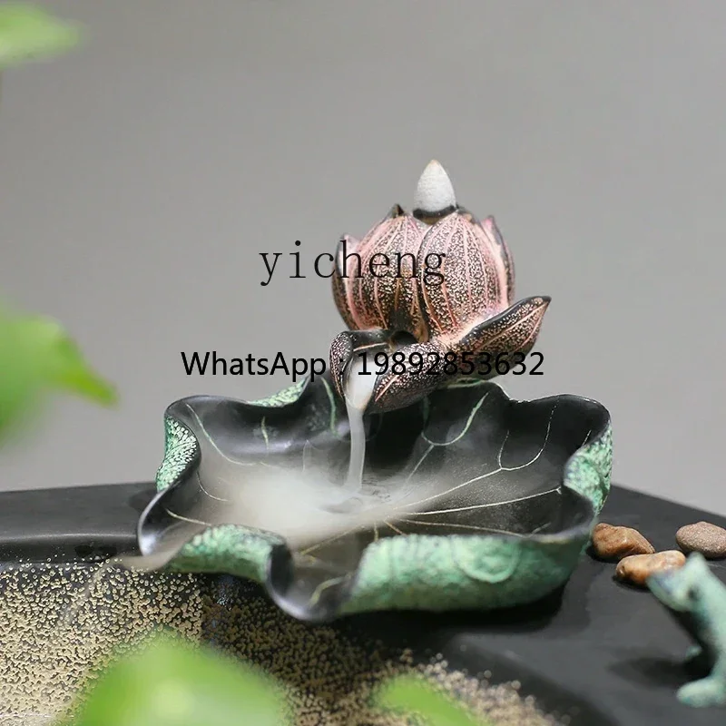 BB لاكي فنغ شوي عجلة زخرفة المياه، غرفة المعيشة مكتب الطابق الجنينة نافورة خزان الأسماك المرطب #5