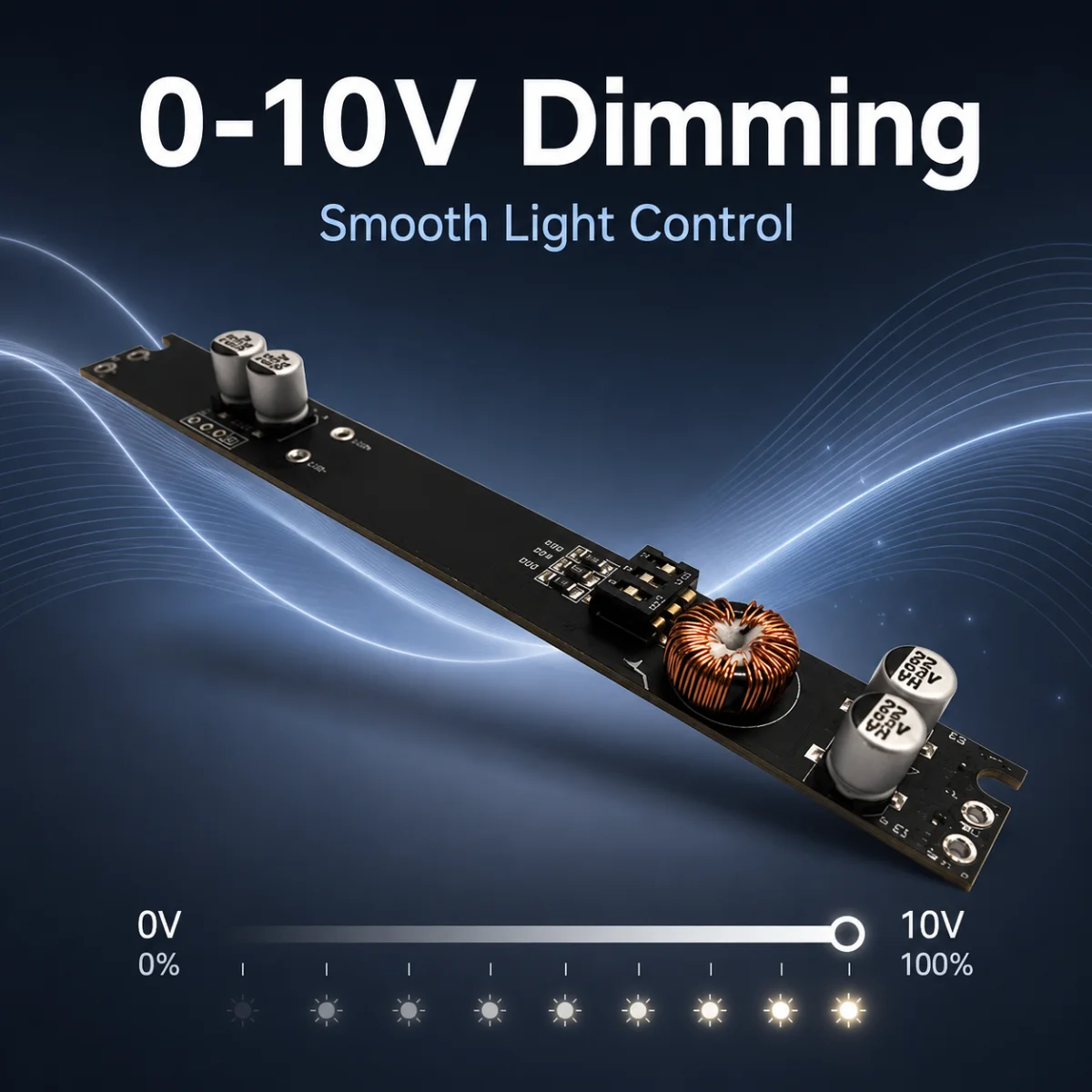 

LTECH New Led 0-10V Dimmable Driver;48V DC Input;10-42V 100mA-700mA Output CC Constant Current 0-10V Special for Magnetic Lamp