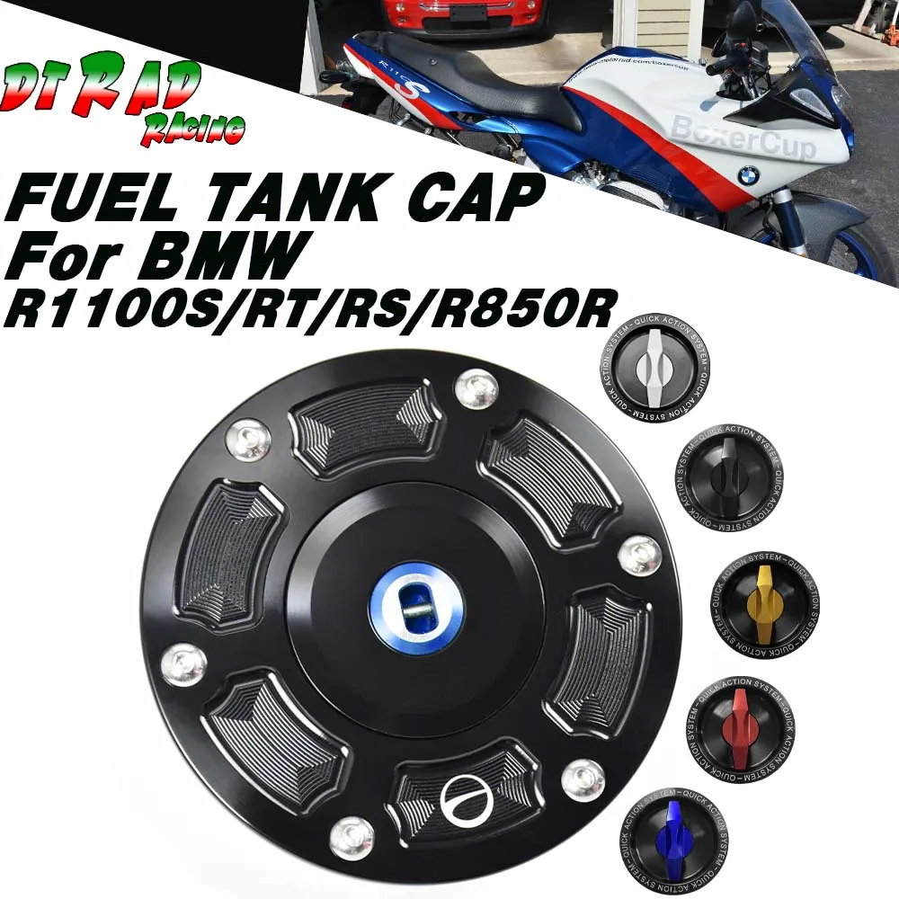 

Billet Quick Gas Fuel Tank Cap For BMW R1100S/R1100RT/R1100RS/R850R Motorcycle Gasoline Plug Key Locking Airbox Protection Cover