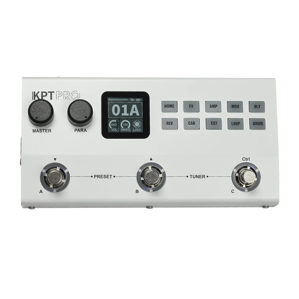 M-VAVE Yuimer KPT PRO Professional Guitar Effects Processor with Drum Machine XLR Output and Bluetooth Function