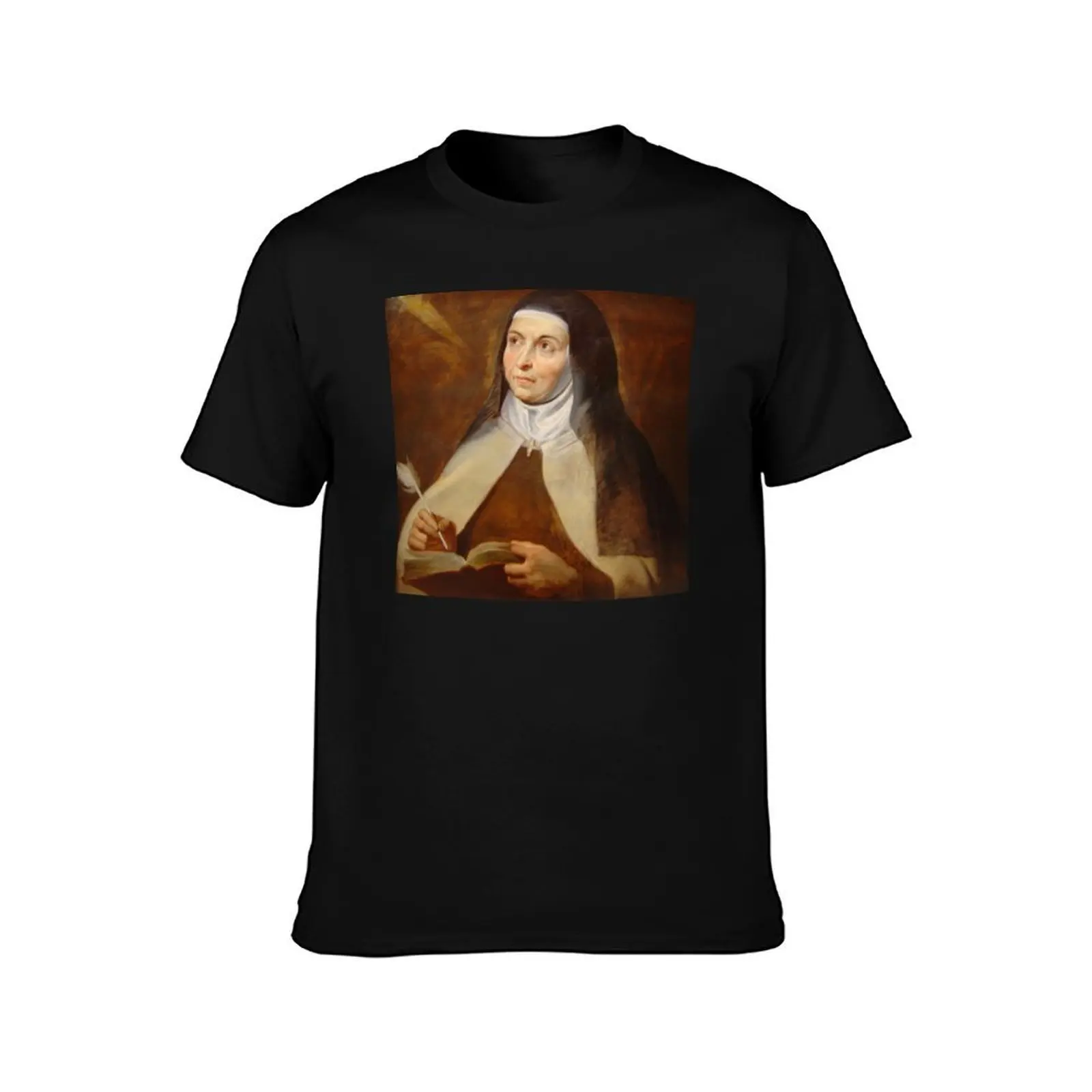 St Teresa of Avila T-Shirt man t shirts graphic t shirt man cotton T-Shirt