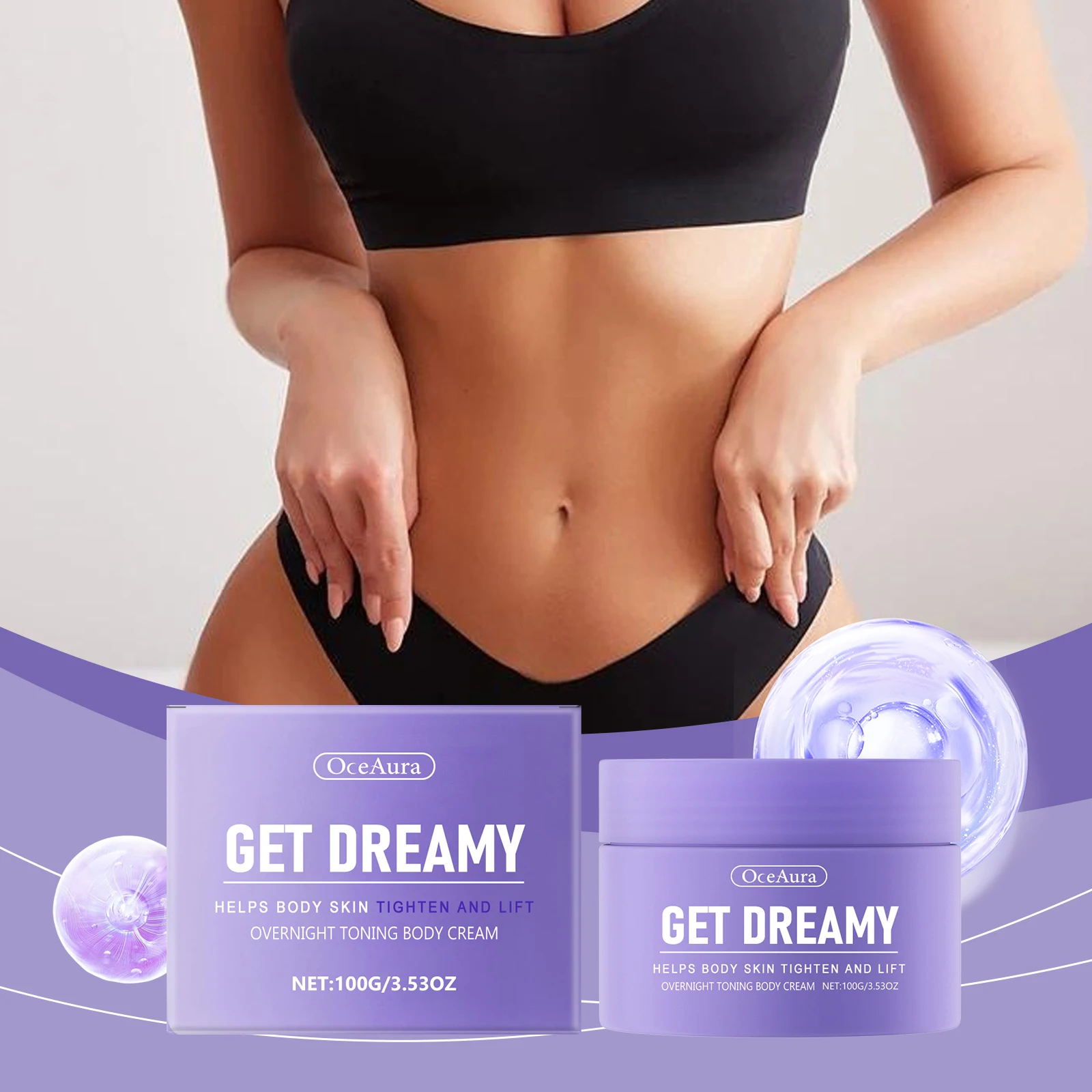 

Body Shaping Cream Firming Lifting Moisturizer Skin Improving Sagging Tightens Skin Contours Smooth Massage Body Sculpting Cream