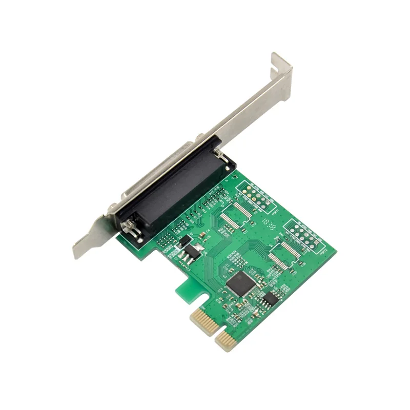 PCi express LPT db25 to pci-e card PARALLEL  port Pcie adapter asix 99100 Chipset