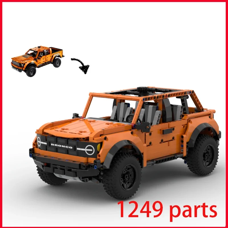 42126 C model - Ford Bronco Power Building Blocks for Adults Toy Vehicles Models Pneumatic High-tech Educational Toys 1249parts