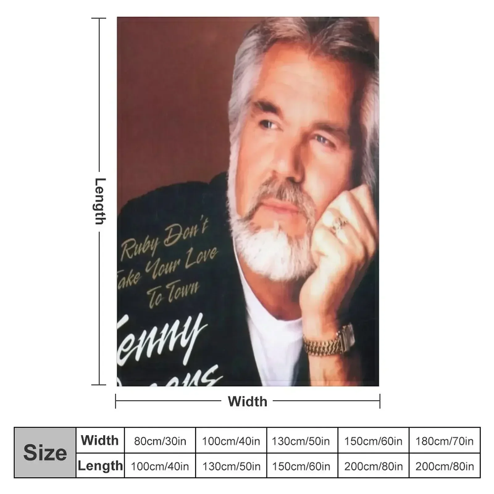 kenny rogers Throw Blanket Decorative Throw Bed covers Beautifuls Hairys Large Plaid on the sofa Blankets