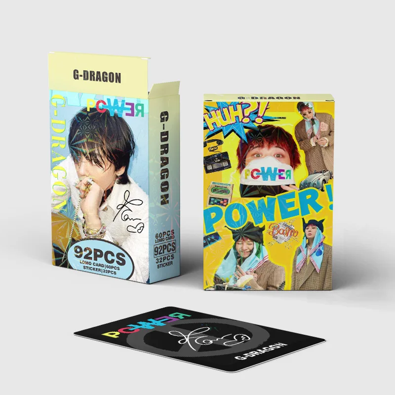 92 unids/set BIGBANG Idol Boy Group nueva serie Lomo tarjetas G-DRAGON TAEYANG DAESUNG HD Printd tarjetas fotográficas y pegatinas regalo para seguidores