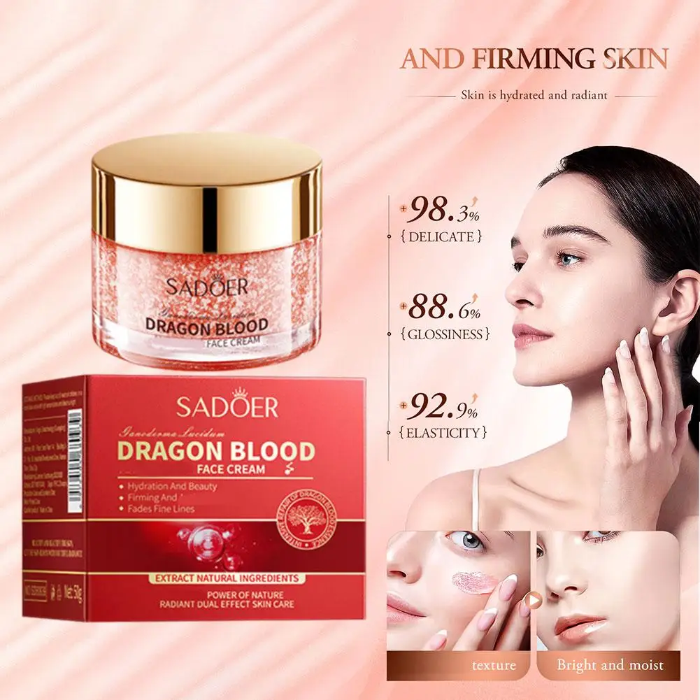 

Dragon's Blood Anti Wrinkle Cream Rejuvenation Lift Wrinkle Cosmetic Moisturizing Repair Hydrating Remove Korean Nourish Fi N0W5