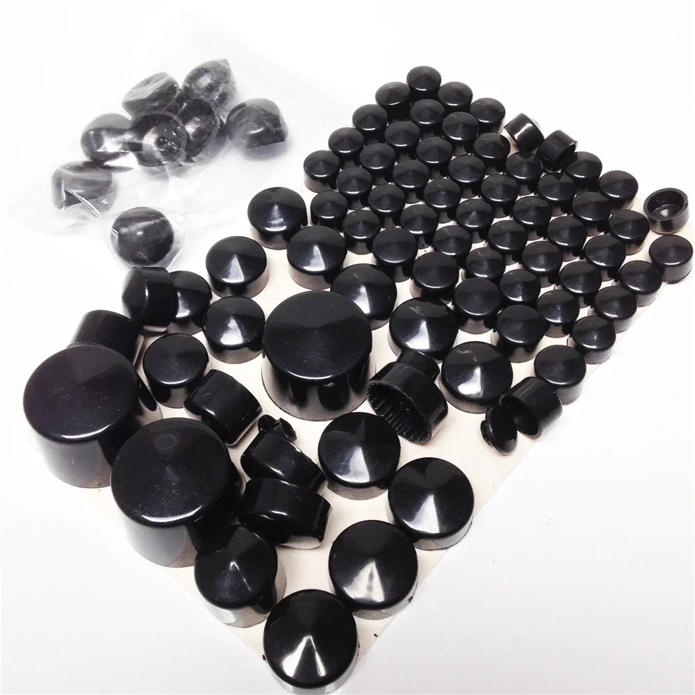 Parti del motociclo Bulloni neri Toppers Caps per Harley Davidson Softail Twin Cam 2000-2006