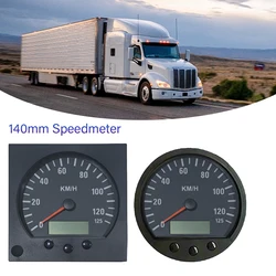 ELING Pulse Speedometer Odometer 140mm Diameter Speed indication range 0-125km/h With Backlight For Truck Minivan 9-36V