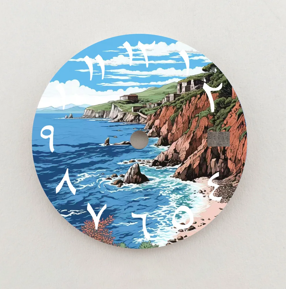 Циферблат NH35, морской циферблат, 28,5 мм, циферблат с арабскими цифрами, циферблат NH36, подходит для часов NH35/36, запасные части для часов с индивидуальным рисунком, логотип