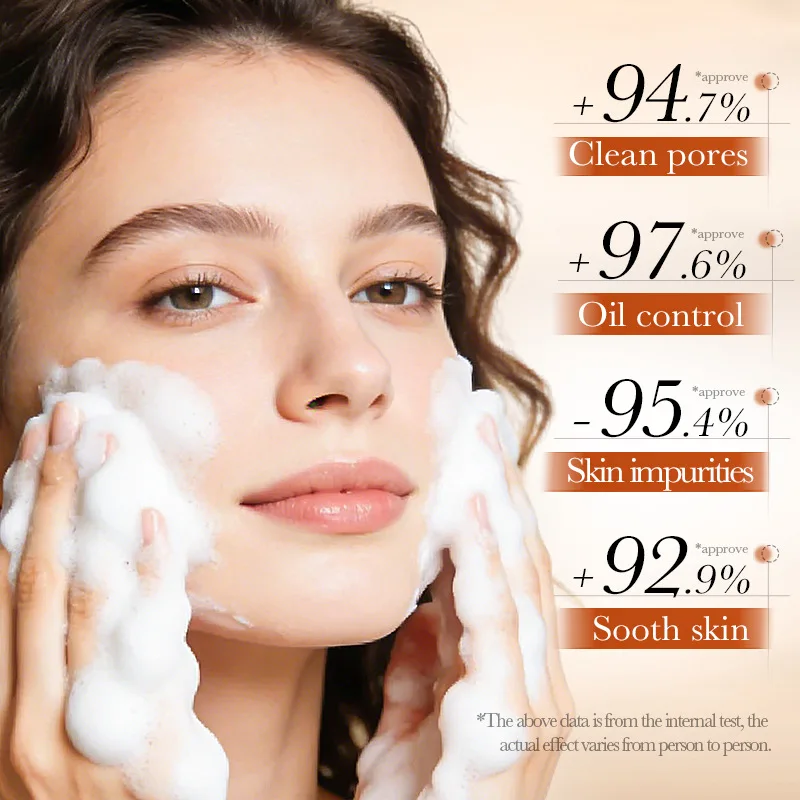 Curcumin Curcumin Oil Control Soothing Cleansing Mousse Deep Cleansing Facial Cleanser Deep Cleansing