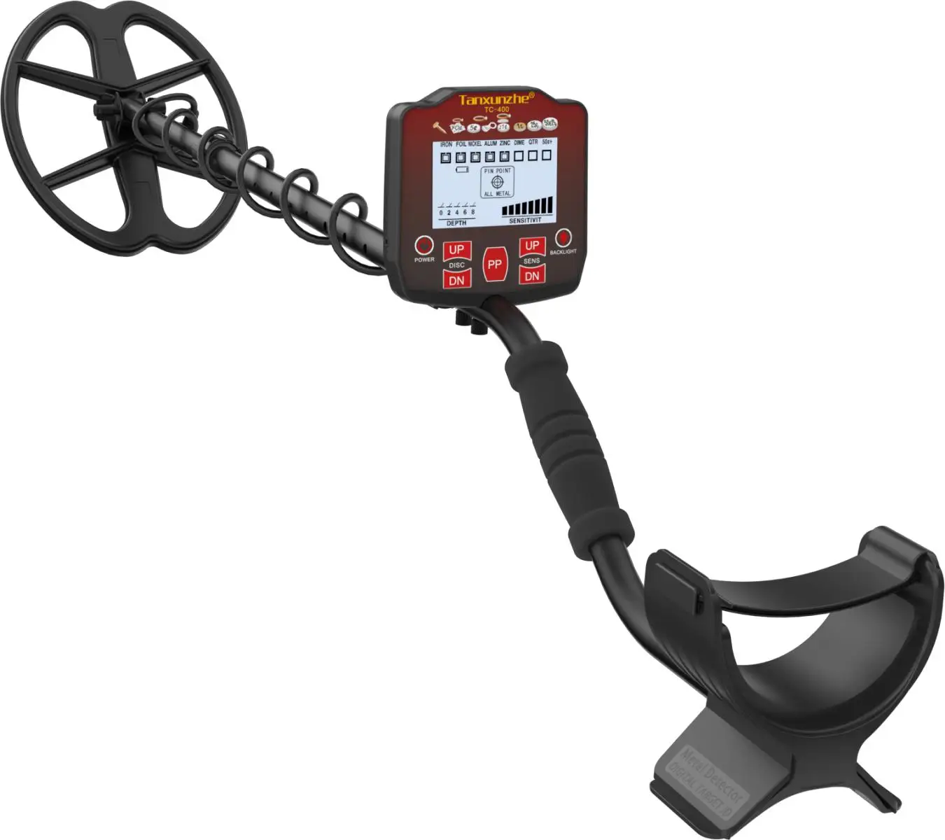 Professional Underground Gold Metal Detector TC400 Scanner Finder Digger Waterproof 11